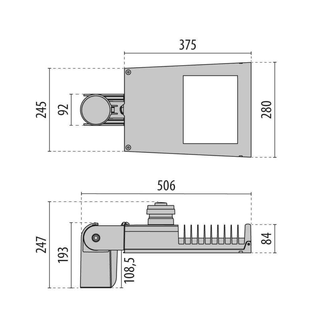 Spittler LED-Straßenleuchte 3108903-1