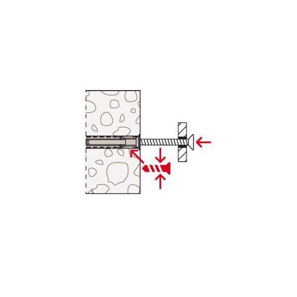 Fischer Deutschl. Dübel SX Plus SXPlus10x80K(VE6-1