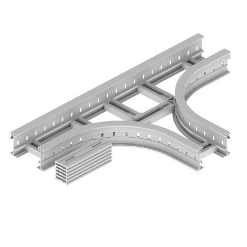 Unex T-Stück 67218-04 grau Kunststoff-0