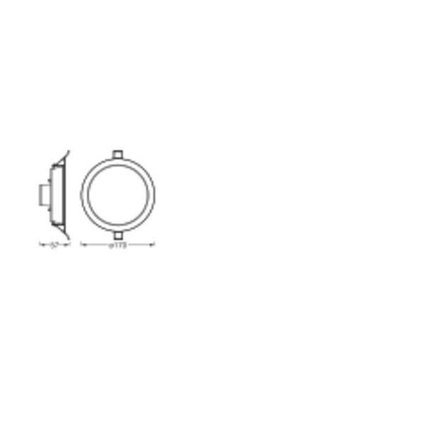 LEDVANCE 4058075573376 SMART RECESS DOWNLIGHT TW AND RGB LED-Einbauleuchte LED LED fest eingebaut 12 W Weiß-2