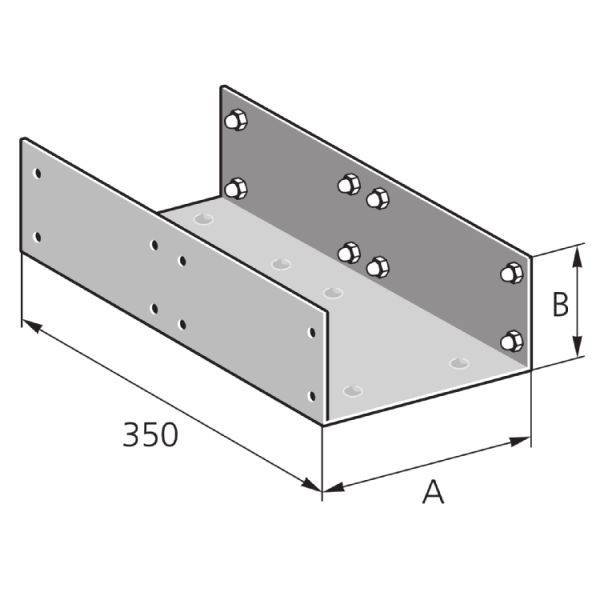 Pflitsch Stabilitätsverbinder SVI 200/100 S-0