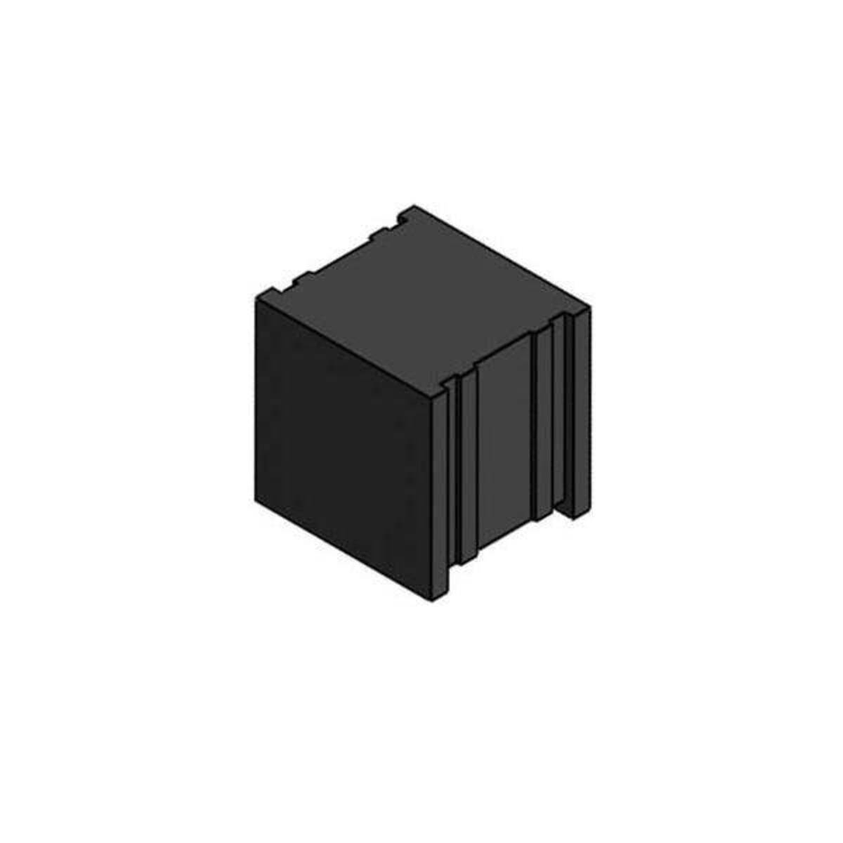 icotek 41351 Blindtülle klein, Abmessung 21mm x 21mm schwarz