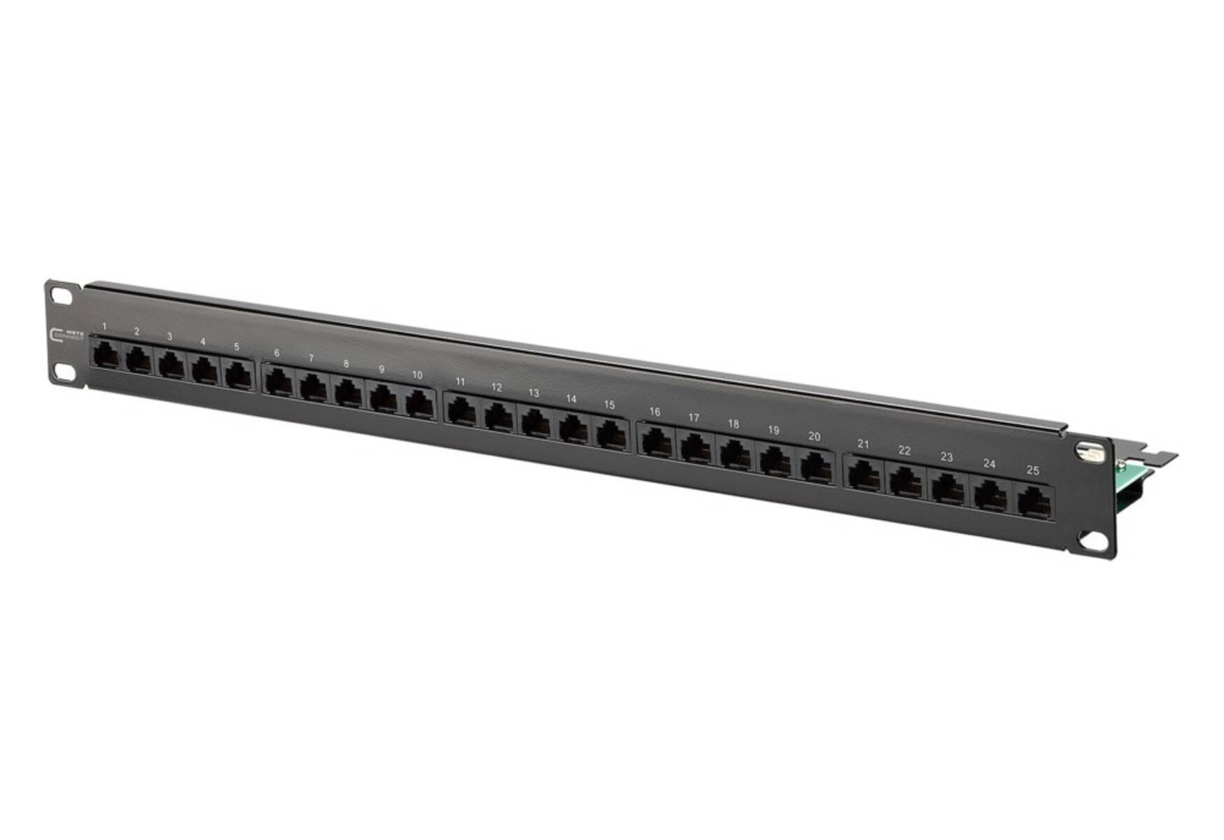 METZ CONNECT/BTR Netcom Patchfeld UAE 25x8(4) Cat.3 schwarz-0