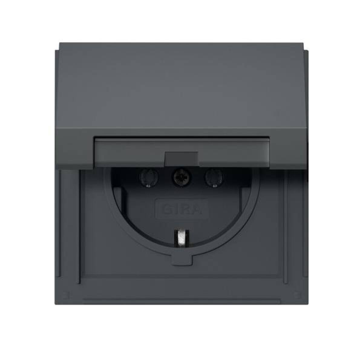 SCHUKO-Steckd. KD Gira TX_44 445467 Anthrazit-0