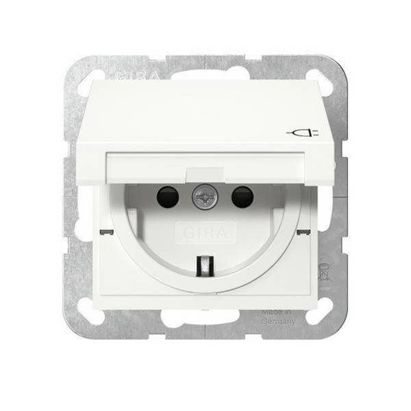 GIRA - 441403 SCHUKO KD+ SH System 55 Reinweiß