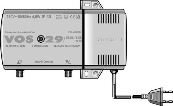 Kathrein Hausanschluss-Verstärker VOS 29/RA-1G