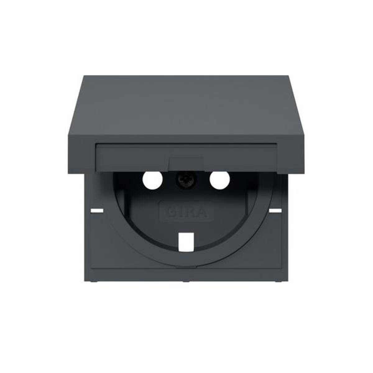 Abd. SCHUKO-Steckd. KD 492228 System 55 Anthrazit-0