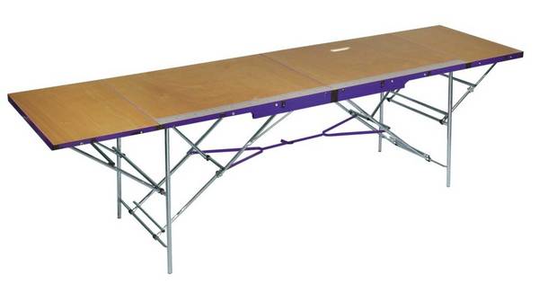 Iller Tapeziertisch 4-teilig, 2-3m lang 300x100cm