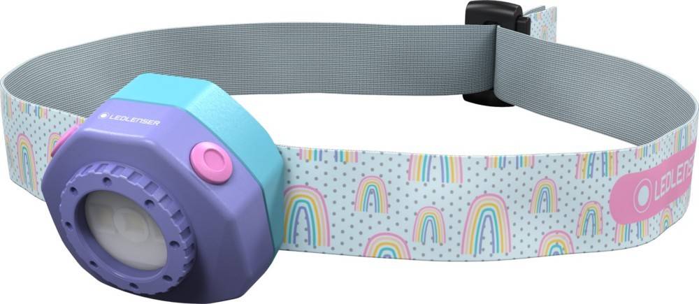 LED LENSER® Stirnlampe f. Kinder Kidled4R purple