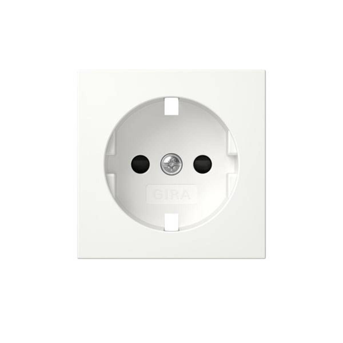 GIRA - 492103 Abd. SCHUKO-Steckd. SH Reinweiß-0
