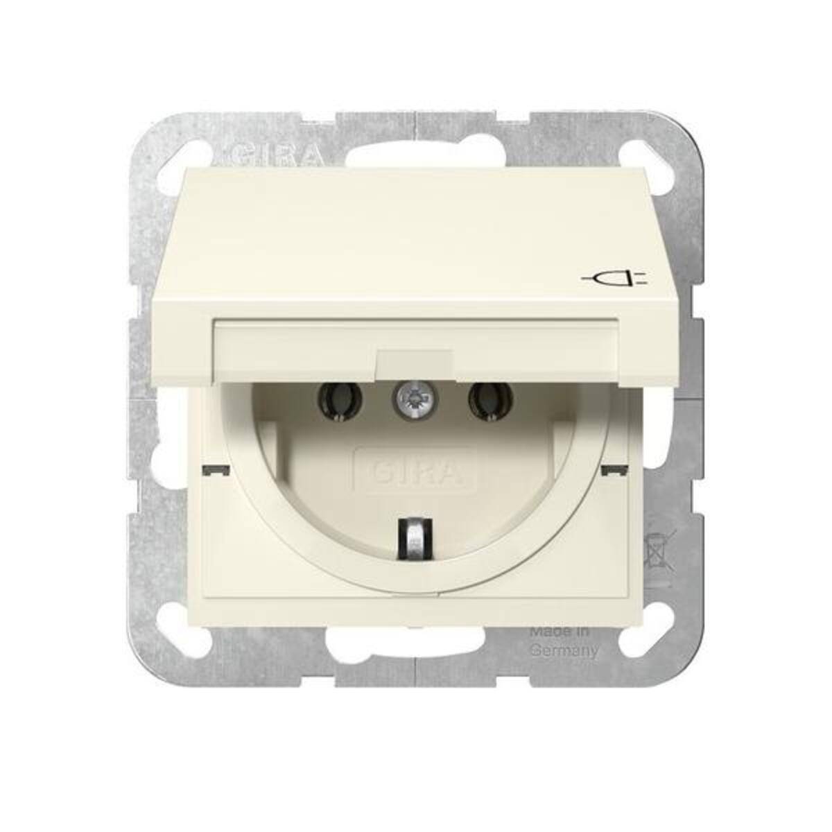 GIRA - 445401 SCHUKO KD System 55 Cremewei-0