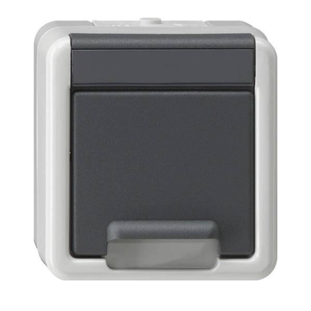 Gira Steckdose KD 441430 grau Kunststoff 250 V-0