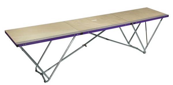 Iller Tapeziertisch 3-teilig, lackiert 300x80cm