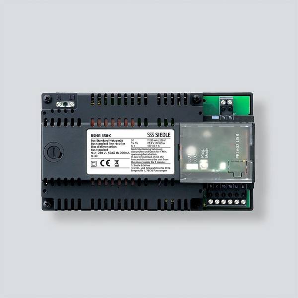 SIEDLE - BSNG 650-0 Bus-Standard-Netzgerät Schwarz