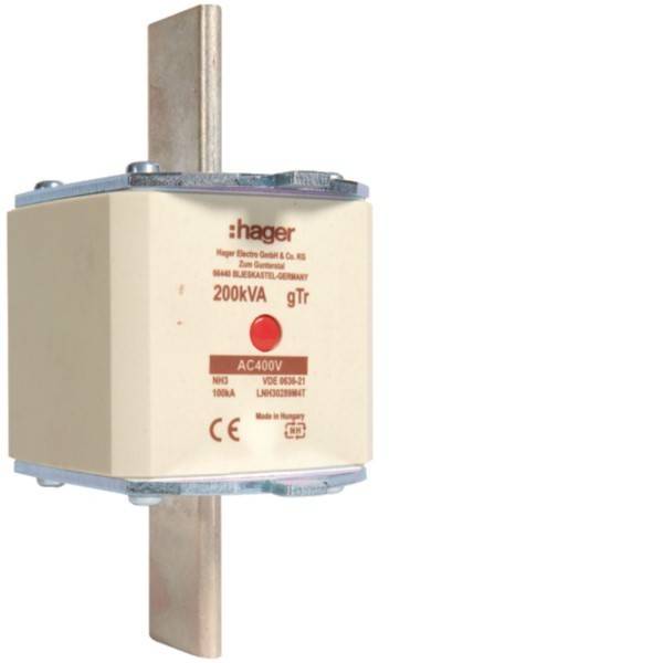 Hager NH-Sicherung NH3 gTr 400V LNH30289M4T-0
