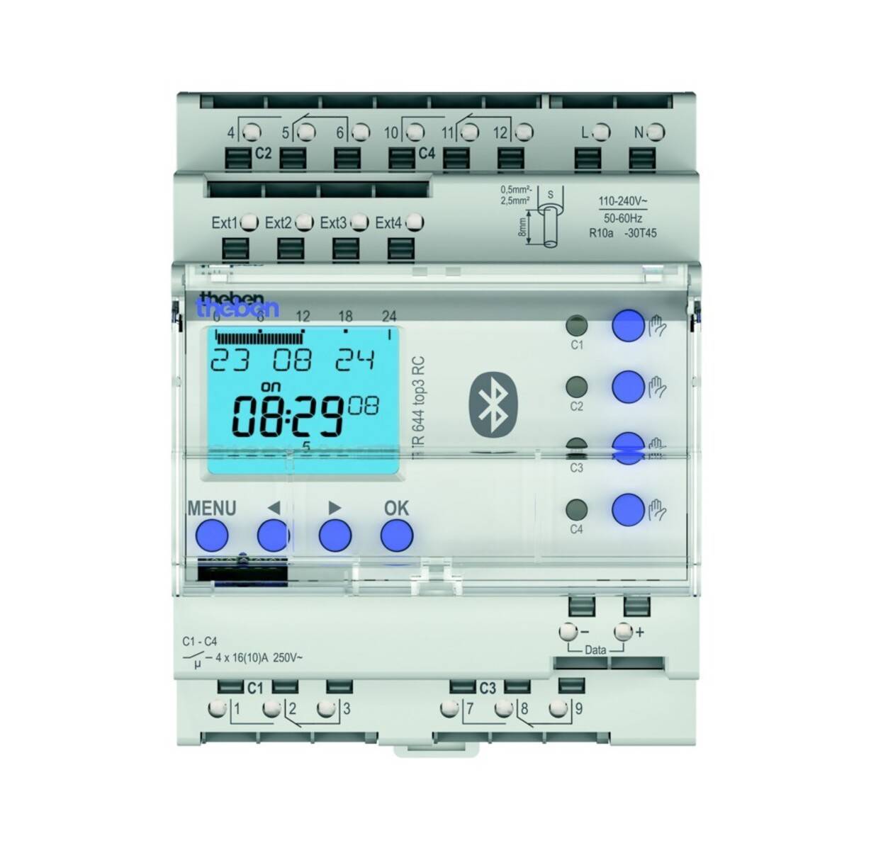 Theben Digitale Zeitschaltuhr TR 644 top3 BLE RC-0
