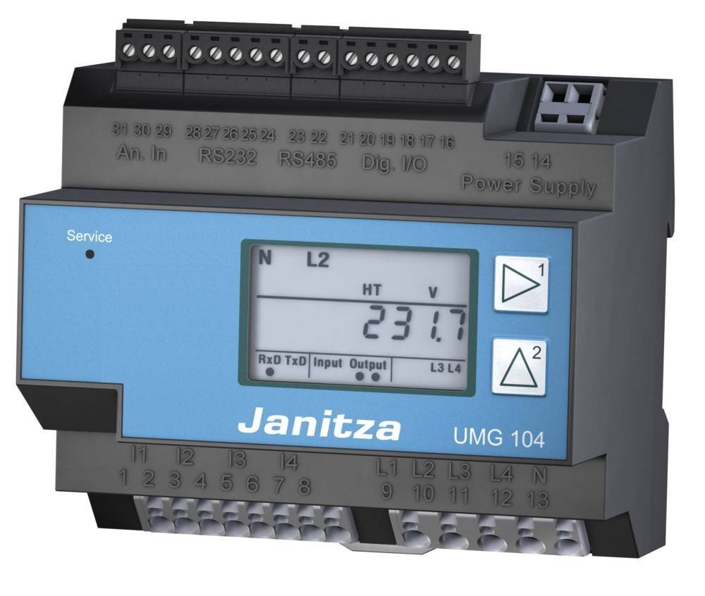 Janitza Electronic Energiemessgerät UMG 104 24V-0