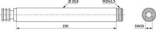 Ideal Standard IS Brausestangenverlängerung-3
