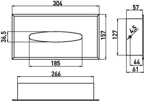 Emco EC Kosmetiktuchbox system2 00100-2