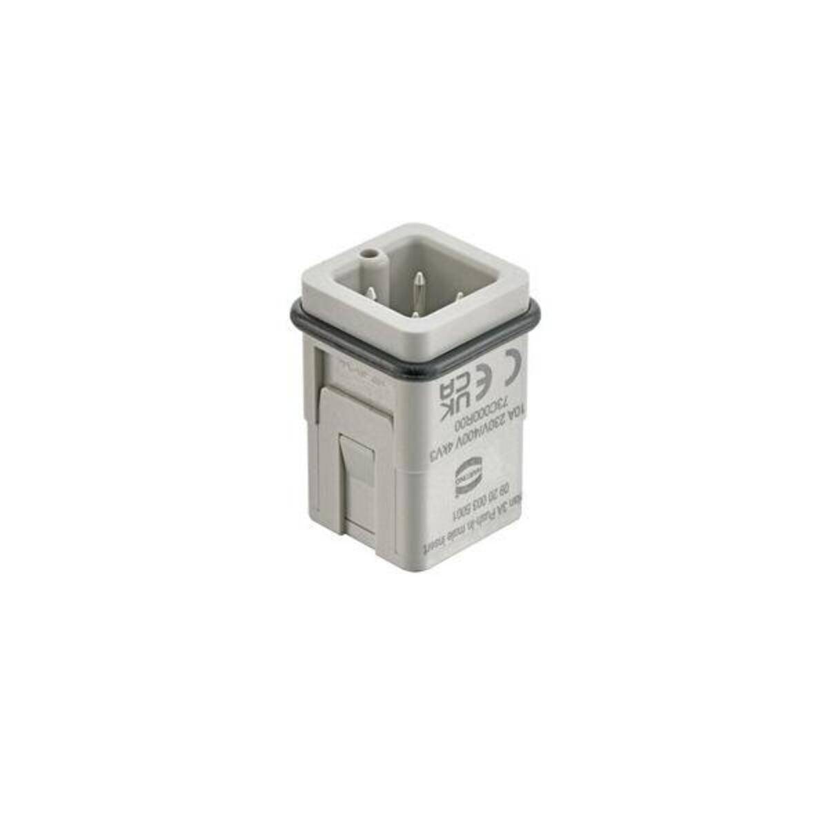 Harting Einsätze, Push-In, Stift, 09200035001-0