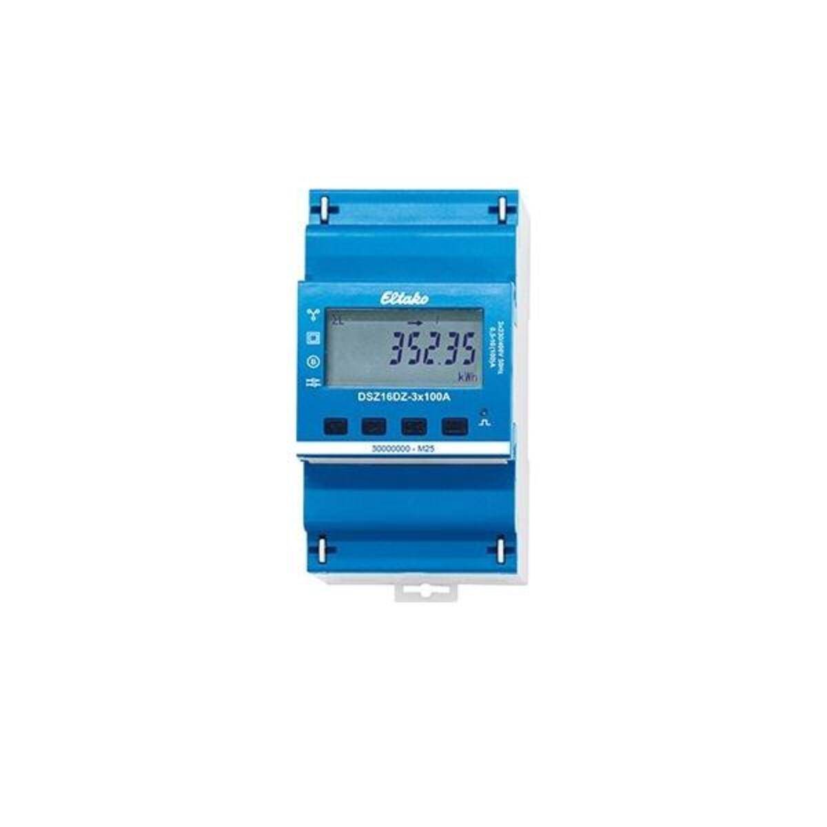 ELTAKO - Zweirichtungs-Drehstromzähler DSZ16DZ-3x100A MID Direktmessender-0