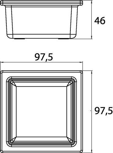 Emco EC Glasschale liaison 00000 für Reling-2