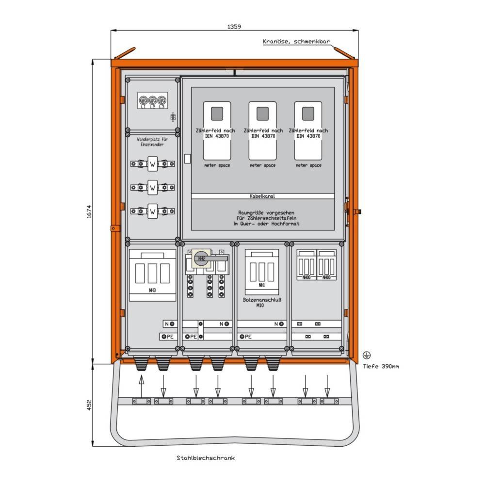 Walther Werke Anschlussschrank WA0050-0