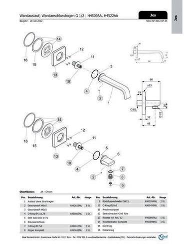 Ideal Standard IS JADO Rosette JES, quadratisch-2