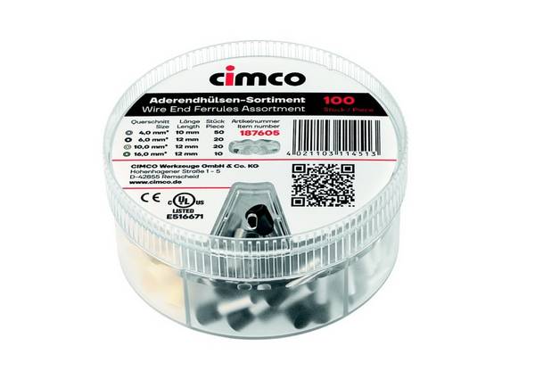 Cimco Werkzeuge Aderendhülsen-Streudose 187605