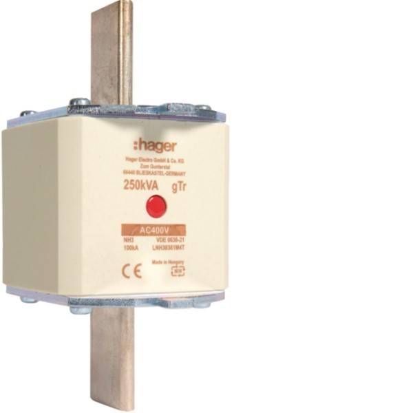 Hager NH-Sicherung NH3 gTr 400V LNH30361M4T-0