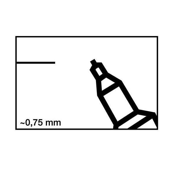 Permanentmarker 404 grün Strich-B.0,75mm Rundspitze EDDING-2