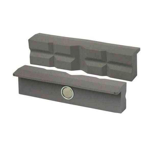 BROCKHAUS 108100 Schraubstockschutzbacke für Backenbreite 100 mm mit Prismen Po