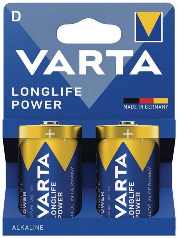 Batterie Longlife Power D Bli 2 1,5V D-AM2-Mono 16500 mAh LR20 4920 2 St./Bl.