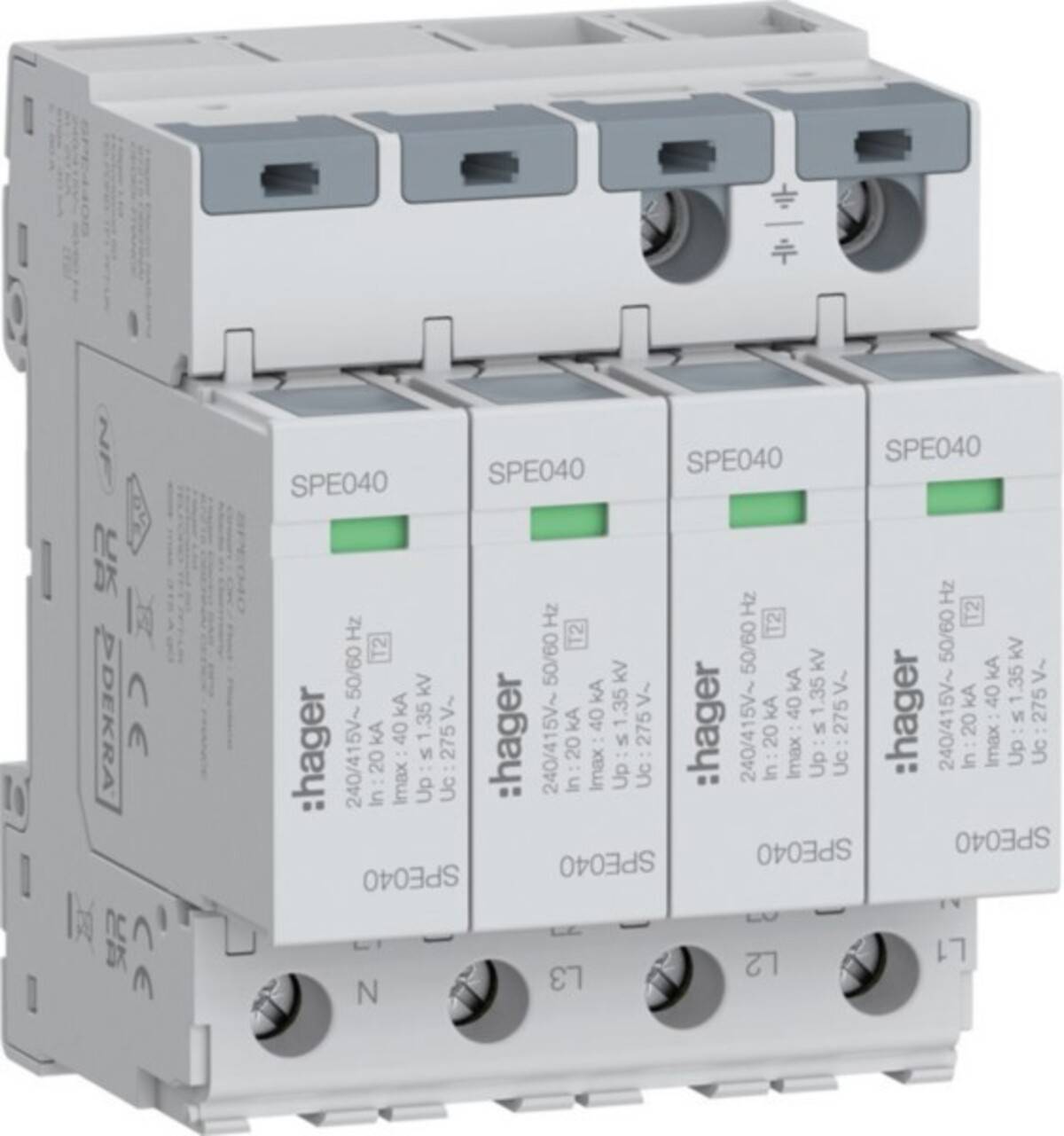 Hager Überspannungsabl SPE440S