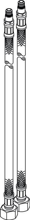 Ideal Standard IS flex. Schlauch Set 465-2