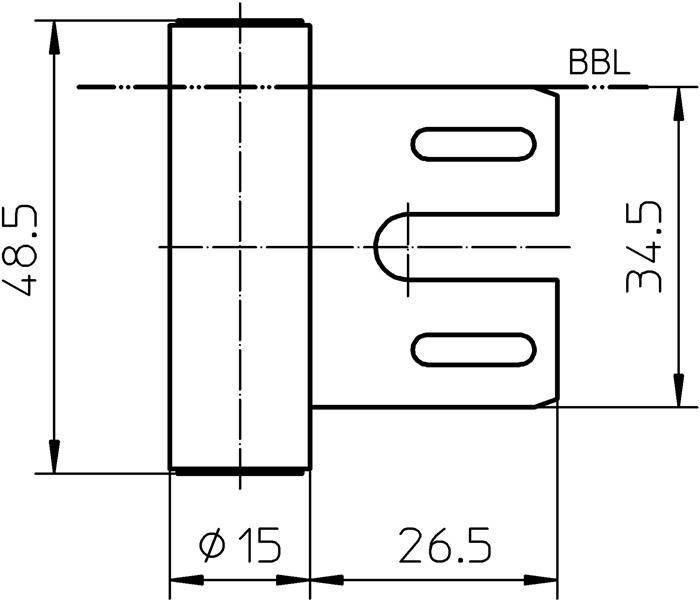 Rahmenteil V 8000 WF VA ma geb.f.3-tlg.Stahlzargen Stand.SIMONSWERK-3