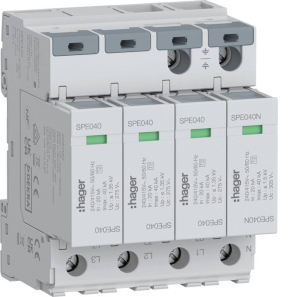 Hager Überspannungsabl SPE440-0