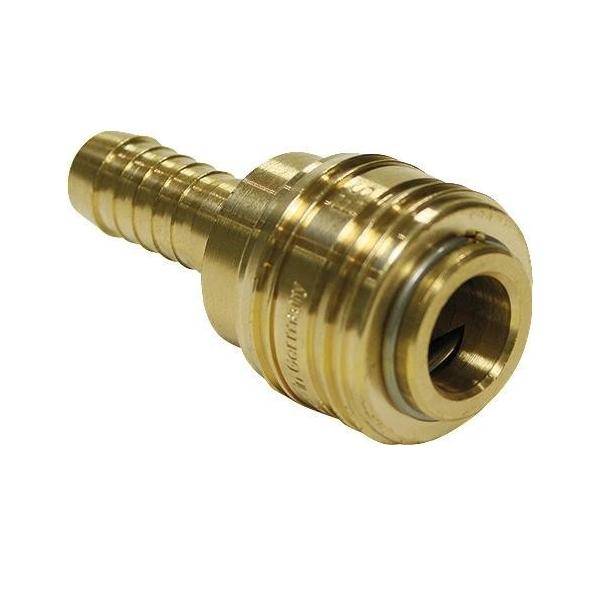 Schnellver.Kup m.Tülle MessingNBR Schlauchweite 10mm Durchfluss(Luft) 1000-0