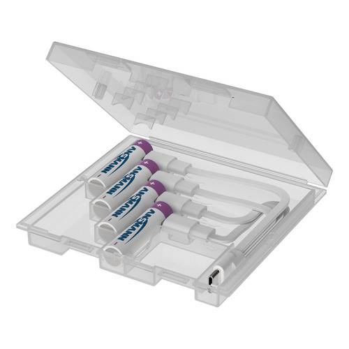ANSMANN 1311-0035 Li-Ion Akkus Micro AAA Typ 500 (min. 400 mAh) 4er Pack mit Box Strom / Energie / &-0
