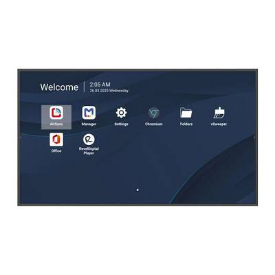 ViewSonic ViewBoard LED large format display 3840x2160 500 nits Android 14 24/7 65" USB Typ C-0