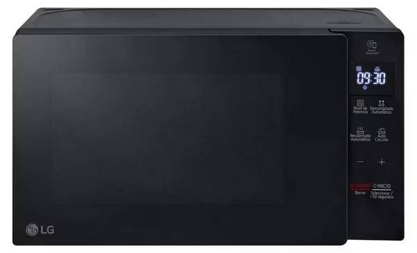 LG NeoChef™ Mikrowelle MS2032GAS 20 Liter 700 Watt Schwarz mit EasyClean™, Touchbedienung
