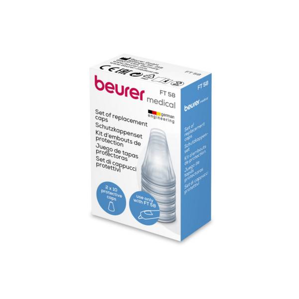 Beurer FT 58 Ersatzschutzkappen Set 20 Stück hygienisch