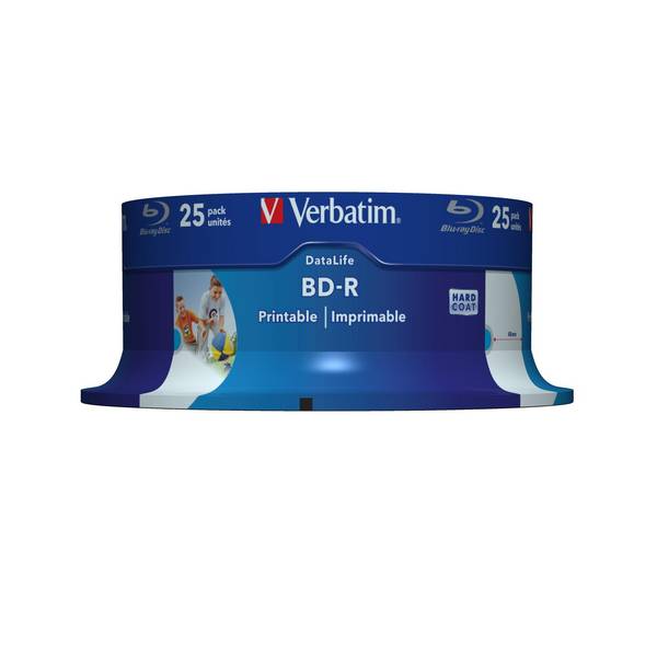 Verbatim 43811 BD-R 25 GB 6x 25er-Pack, Blu-ray Rohlinge