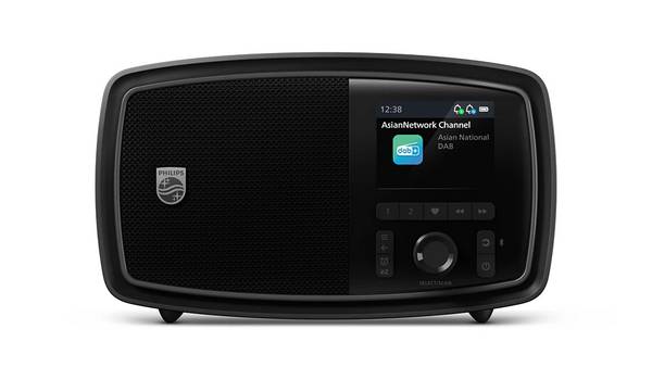 Philips TAV2000DB Portable Analog and Digital Radio DAB+ FM Bluetooth Black