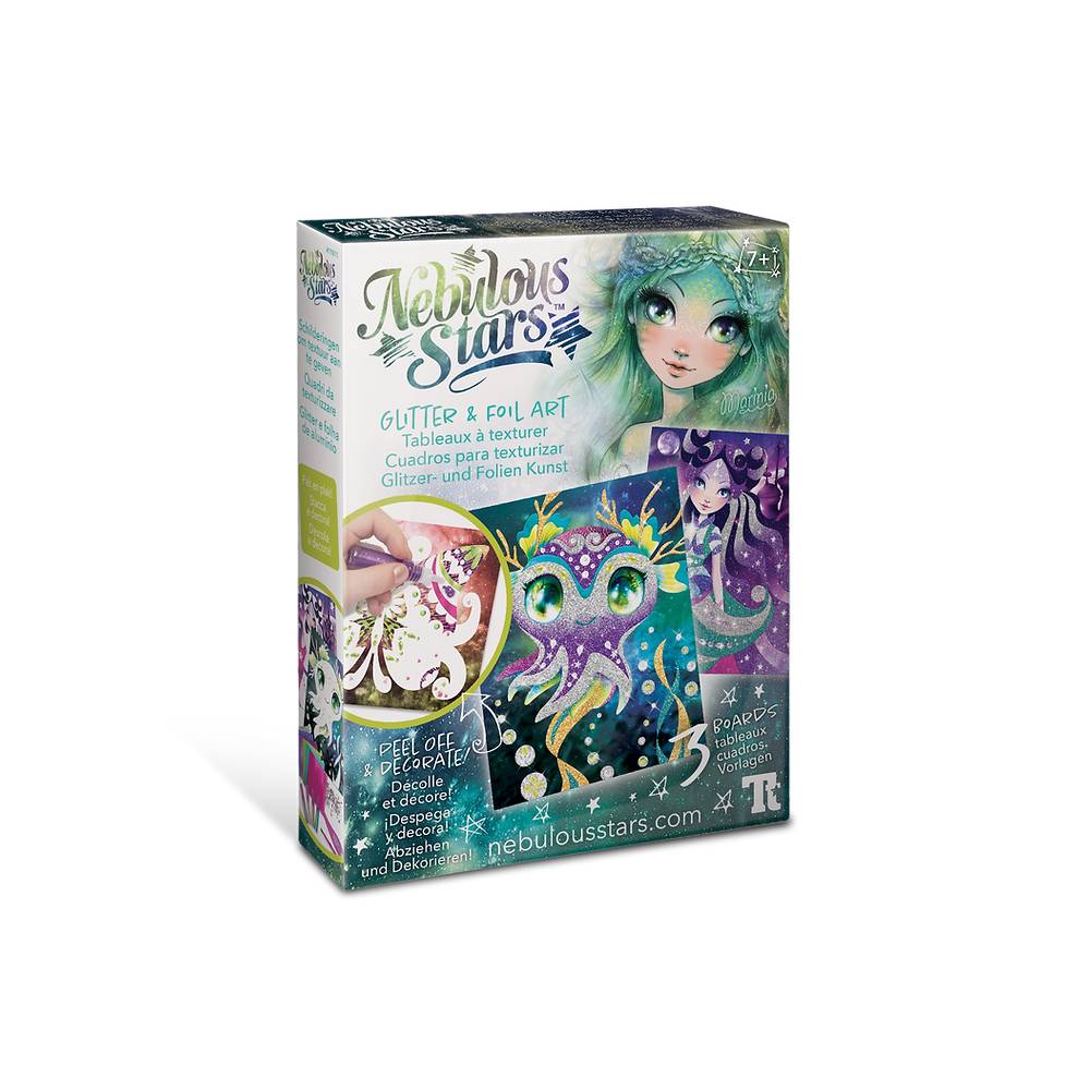 Nebulous Stars Kreativset Glitzer Kunst für Mädchen ab 7-0