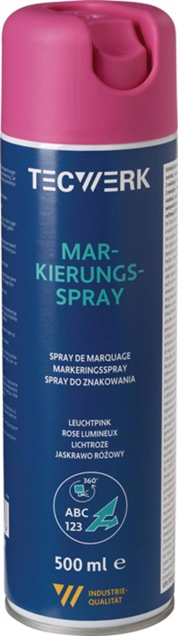 Markierungsspray leuchtpink 500ml Spraydose TECWERK