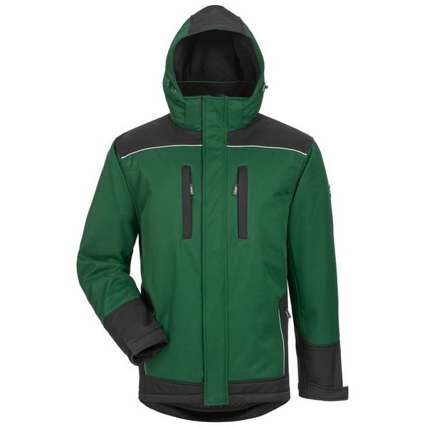 Gr .3XL (66/68) *ARGOS* WINTER-SOFTSHELLJACKE MIT KAPUZE grün *ARGOS* WINTER SOF