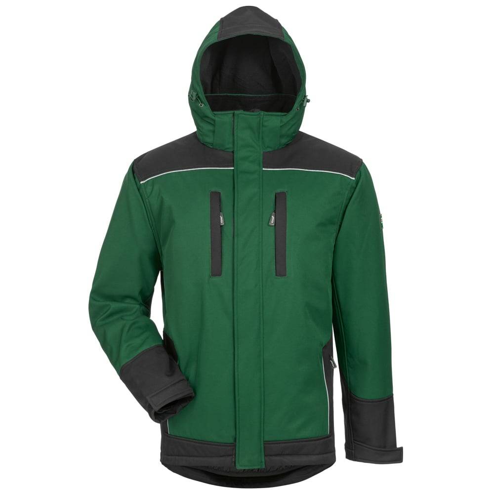 Gr .3XL (66/68) *ARGOS* WINTER-SOFTSHELLJACKE MIT KAPUZE grün *ARGOS* WINTER SOF-0
