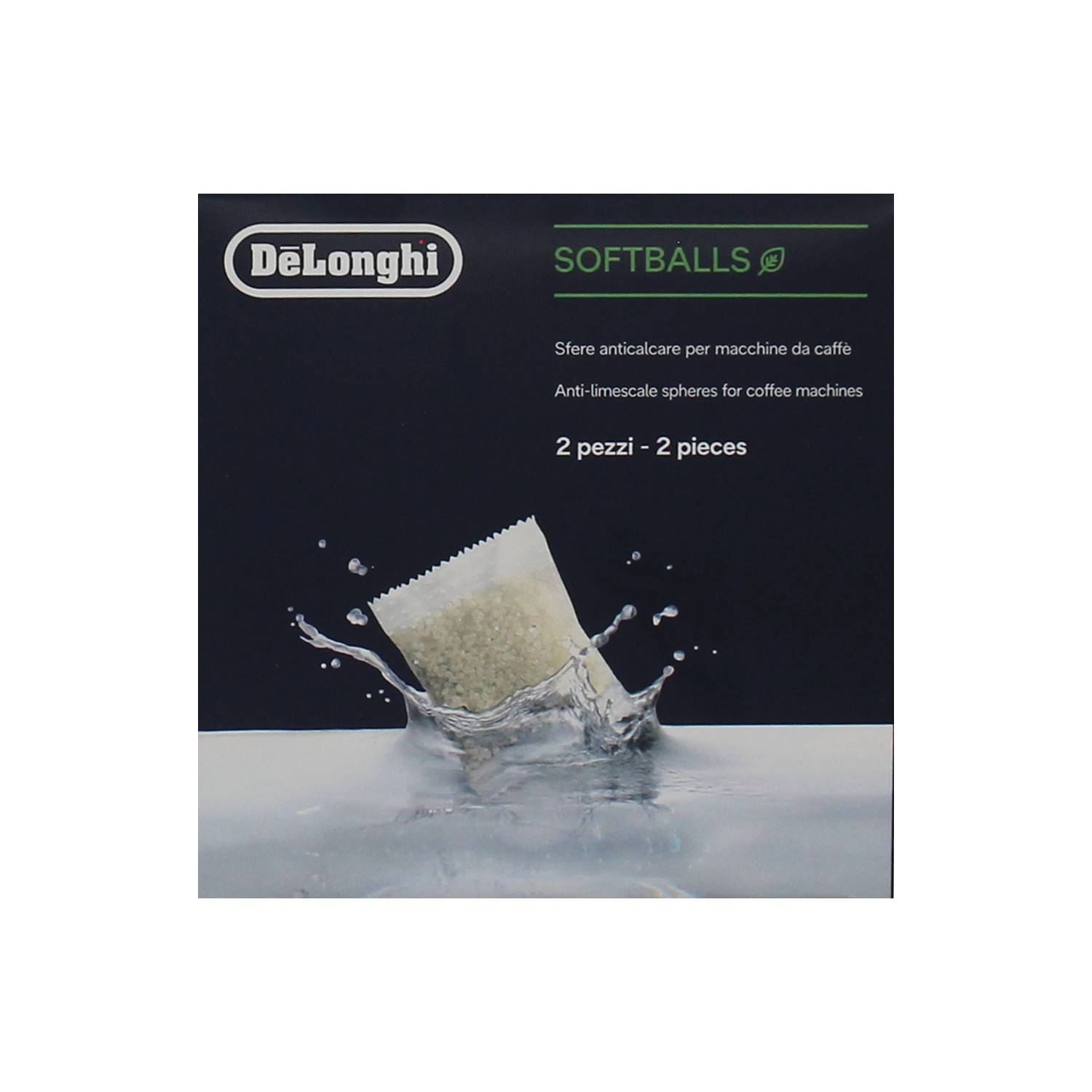 DeLonghi SoftBalls DLSC551 Antikalk-Kügelchen für Kaffeemaschinen weiß-0