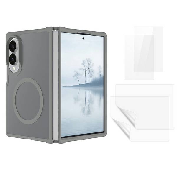 MagSafe Hülle + 2x Schutzglas + 2x Folie für Samsung Galaxy Z Fold8 5G Case Set